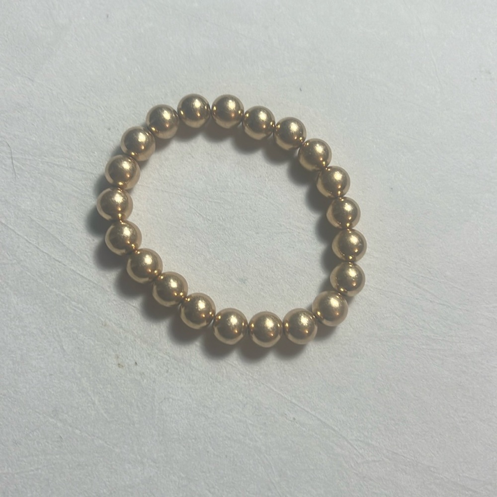 Gold beaded bracelet